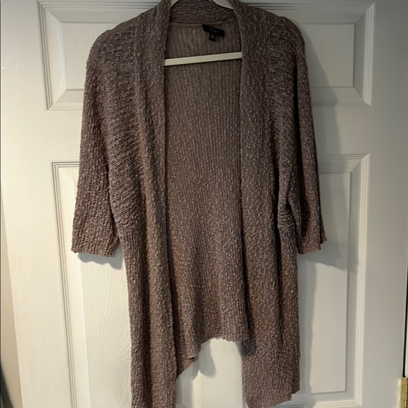 Cupio Sweaters - Cupio Brown Waterfall Cardigan Sweater